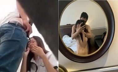 Горячий клип его жены привел ее домой, когда ее муж отправился в деловую поездку