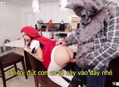 Маленькая красная капля занялась сексом со старыми волками