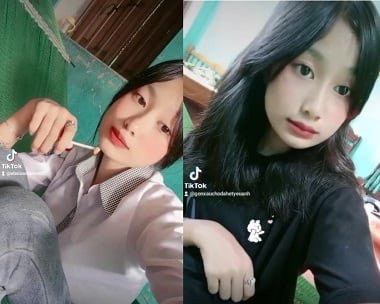 Танец танца Tik Toker